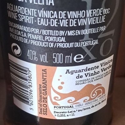 Adega Velha XO 12 Anos 50Cl