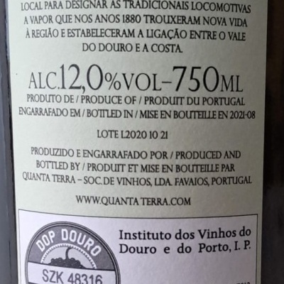 Vinho Pouca Terra Branco 2020 75CL