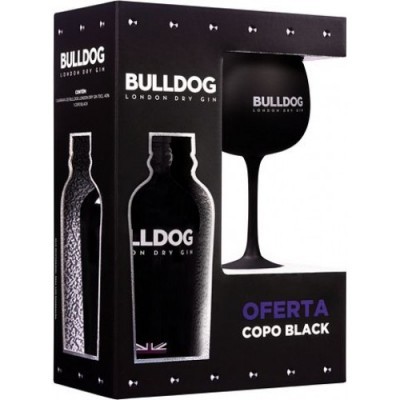 Gin Bulldog com copo