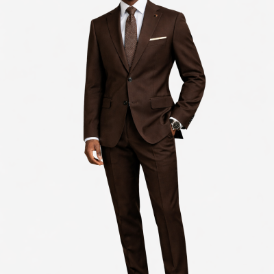 Fato Torino Slim Fit- Castanho