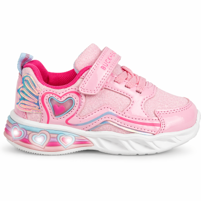 Buckhead Shine Ténis Menina com Luzes LED – Rosa
