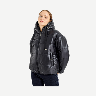 Casaco Hooded Essential – Preto