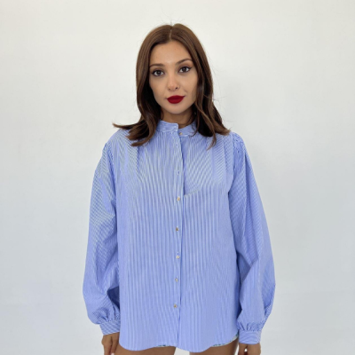 Camisa Listrada Classic – Azul & Branco