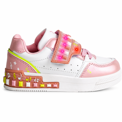 Buckhead Star Ténis Menina com Luzes LED – Rosa