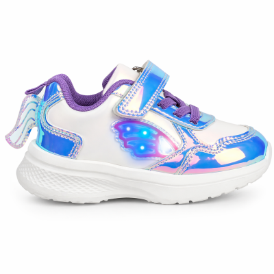 Buckhead Shine Ténis Menina com Luzes LED – Branco