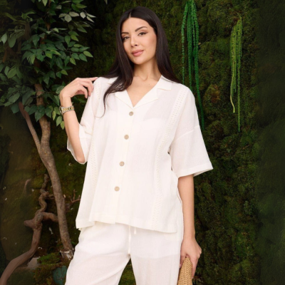 Conjunto Soft Linen – Bege Leite