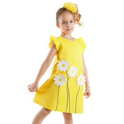 Vestido Infantil Daisy Amarelo