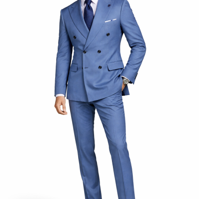 Fato Milano Slim Fit- Azul