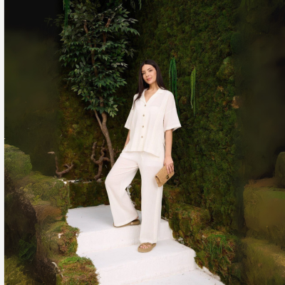 Conjunto Soft Linen – Bege Leite