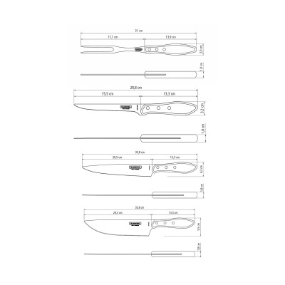 Kit para Churrasco Tramontina com Suporte Magnético