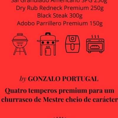 KIT Master BBQ (SPG+DRY RUB+BLACK STEAK+ADOBO)