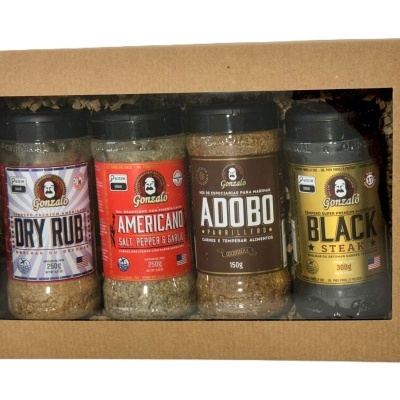 KIT Master BBQ (SPG+DRY RUB+BLACK STEAK+ADOBO)