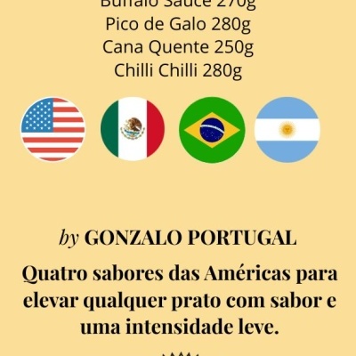 Kit Molhos de Pimenta Hot America