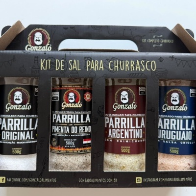 Kit de Sal  para Churrasco Premium 4x500g (MIX1)