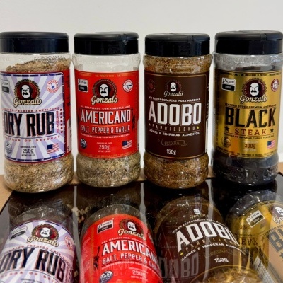 KIT Master BBQ (SPG+DRY RUB+BLACK STEAK+ADOBO)