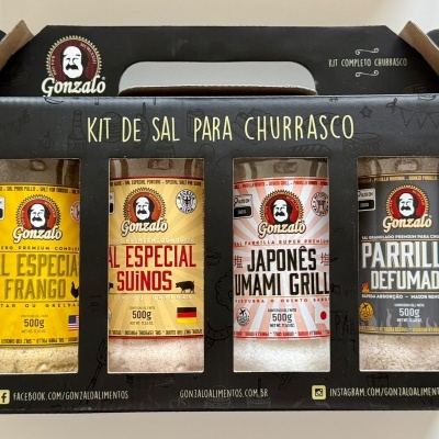 Kit de Sal  para Churrasco Premium 4x500g (MIX2)