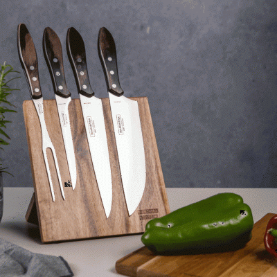 Kit para Churrasco Tramontina com Suporte Magnético