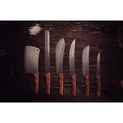 Faca de Carne Black Collection Tramontina em aço inoxidável 25 cm