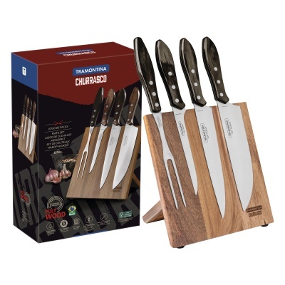 Kit para Churrasco Tramontina com Suporte Magnético