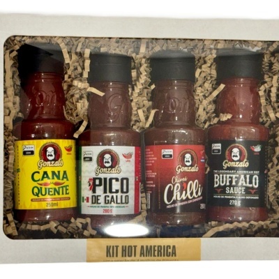 Kit Molhos de Pimenta Hot America