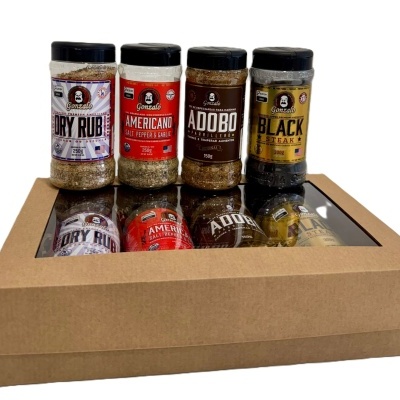 KIT Master BBQ (SPG+DRY RUB+BLACK STEAK+ADOBO)