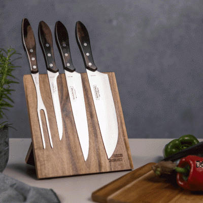 Kit para Churrasco Tramontina com Suporte Magnético
