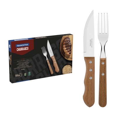Jogo de Talheres Tramontina 12 peças para Churrasco Jumbo