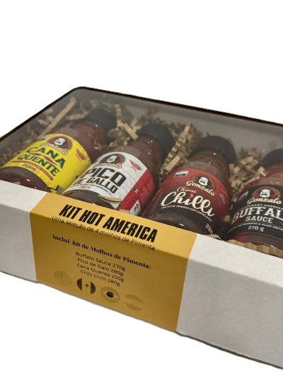 Kit Molhos de Pimenta Hot America
