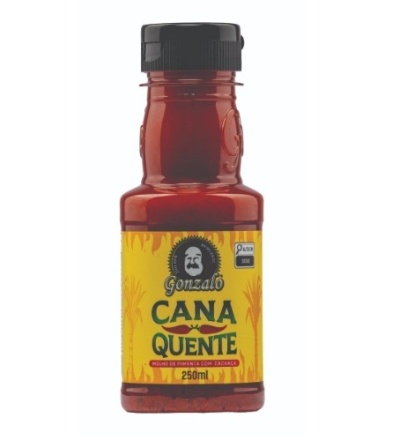 Molho de Pimenta Cana Quente  com Cachaça 250g