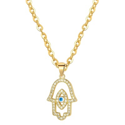 HAMSA HAND NECKLACE