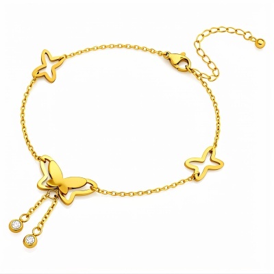 BUTTERFLY ANKLET