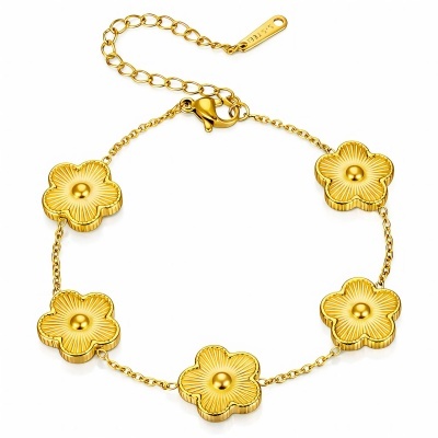 GOLD FLORA BRACELET