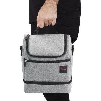 Bolsa Térmica Cinza/Preto 5L - 24x12x29 cm Bolsa Térmica Cinza/Preto 5L - 24x12x29 cm