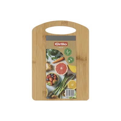Tábua de Cortar em Madeira Bambu 20x28 cm