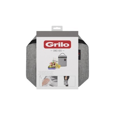 Bolsa Térmica Cinza/Preto 4L - 19x11x22 cm Bolsa Térmica Cinza/Preto 4L - 19x11x22 cm