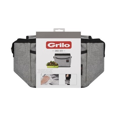 Bolsa Térmica Cinza/Preto 8L - 24x17x20 cm Bolsa Térmica Cinza/Preto 8L - 24x17x20 cm