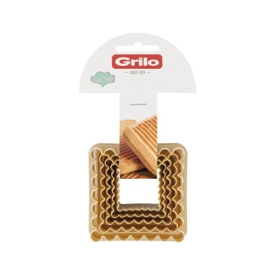 Pack de 5 Corta Massas - Quadrados Pack de 5 Corta Massas - Quadrados