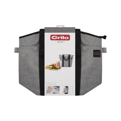 Mala Térmica Cinza/Preto 20L - 35x22x40 cm Mala Térmica Cinza/Preto 20L - 35x22x40 cm