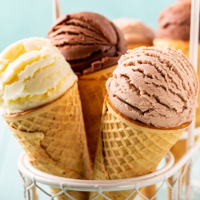 Colher de Gelado Rosa