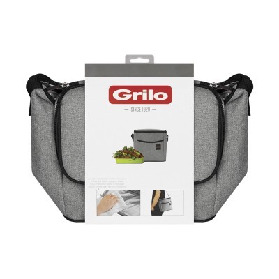 Bolsa Térmica Cinza/Preto 7.5L - 23x15.5x22.5 cm Bolsa Térmica Cinza/Preto 7.5L - 23x15.5x22.5 cm