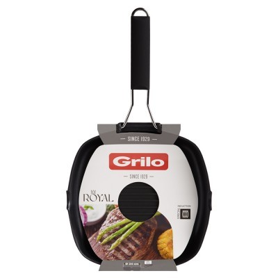 Grelhador Ondulado Royal 28x28 cm