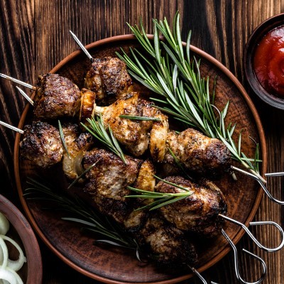 Pack 4 Espetos 22 cm