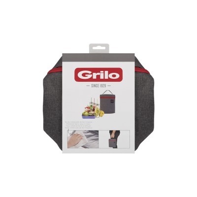 Bolsa Térmica Cinza/Vermelho 4L - 19x11x22 cm Bolsa Térmica Cinza/Vermelho 4L - 19x11x22 cm