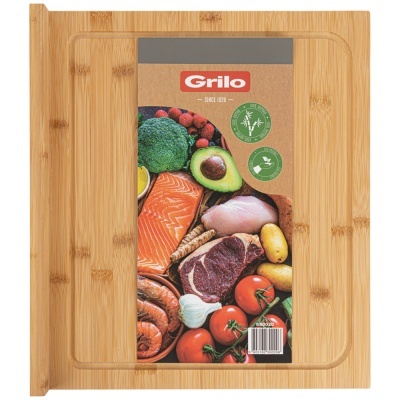Tábua de Cortar em Madeira de Bambu 39x35 cm