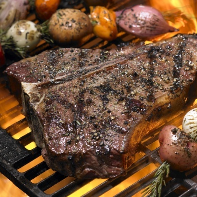 Grelha Dupla com Pernas 30x30 cm