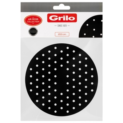 Base em Silicone Redonda Perfurada Air Fryer Ø20 cm