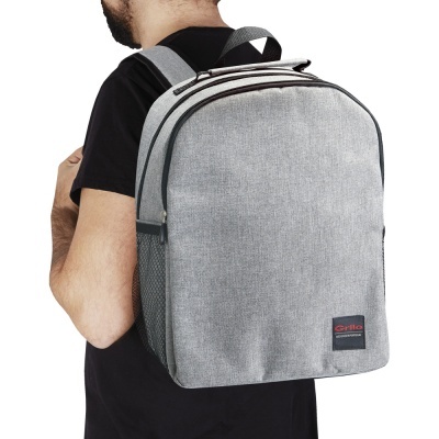 Mochila Térmica Cinza/Preto 18L - 30x15x41 cm