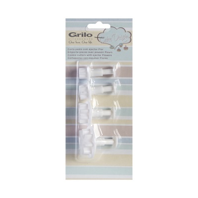 Pack de 4 Cortantes com Ejetor - Flor