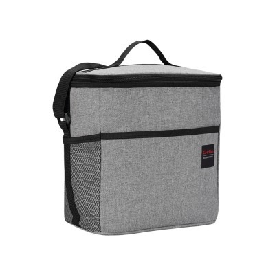 Mala Térmica Cinza/Preto 12L - 26x18x27 cm