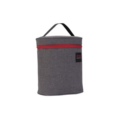 Bolsa Térmica Cinza/Vermelho 4L - 19x11x22 cm Bolsa Térmica Cinza/Vermelho 4L - 19x11x22 cm